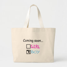 Baby Boy Coming Soon Bag