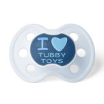 baby boy i love heart bath tubby toys pacifiers
