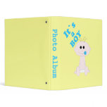 Baby Boy It's A Boy Photo Album Template Vinyl Binder