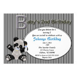Baby Boy Panda Bear 2nd Birthday Invitation