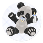 Baby Boy Panda Bear Stickers