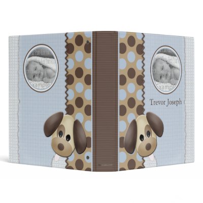 Baby Boy Photo Album Personalized Binder by mybabybundles