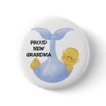 Baby Boy Proud Grandma Buttons