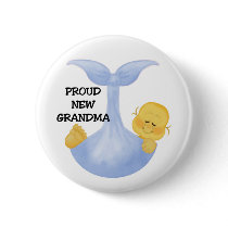 Baby Boy Proud Grandma Buttons