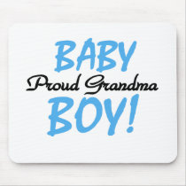 Baby Boy Proud Grandma Mouse Pads
