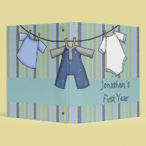 Baby Boy´s First Year binders