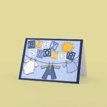 Baby Boy Shower cards
