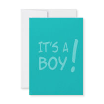 Baby Boy Shower Invitation