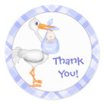 Baby Boy Thank You Stickers