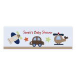 Baby Boy Transportation Favour/Tags Business Card Template