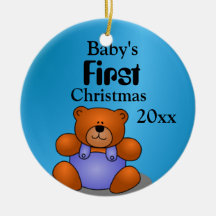Baby Boy's First Christmas Ornament
