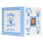 Baby Boy's First Year Custom Binder