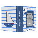 Baby Boys Nautical Sailboats Baby Photo Album