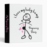 Baby Bump Stick Mom Pregnancy Diary Binder