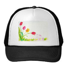 baby bunny mesh hat