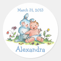 Baby Bunny Rabbit Stickers