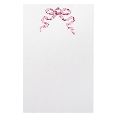 Baby Business Pink Bow Stationery by BuildMyBrand