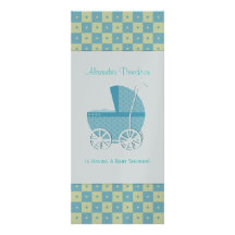 Baby Carriage Baby Shower Invitation