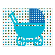Baby Carriage Design Hip Gifts Postcards