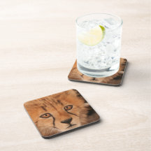 Baby Cheetah Cork Coasters