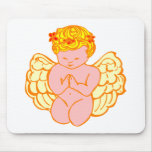 Baby Cherub Praying Mouse Pads