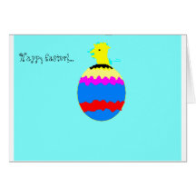 Baby Chick Easter Card