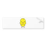 Baby Chicken Cartoon Bumper Stickers