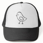 Baby Chicken in Black and White Sketch hats