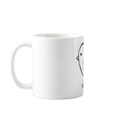 Baby Chicken in Black and White Sketch Mugs by graphicdesigner