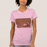 Baby chicks on gold background tee shirt