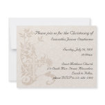 Baby Christening Invitation