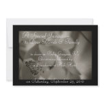 Baby Christening Invitation Family Friends ORCHID