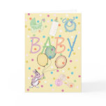 Baby congratulations new baby greeting card