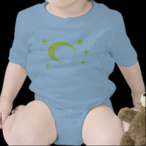 Baby creeper sleeping night shirt Moon and star t-shirts
