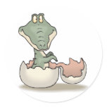 Baby Crocodile stickers