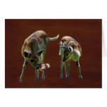 Baby Deer and butterfly Greeting Card