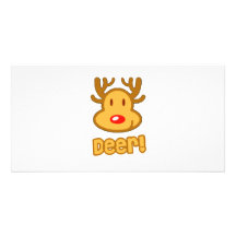 Baby Deer Cartoon Photo Cards
