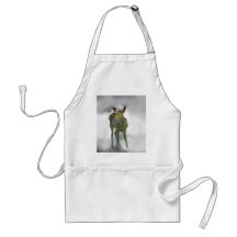 Baby deer's curiosity aprons