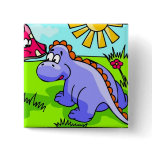 baby dinasour button