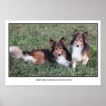 Baby Dog & Bodacious Boo Boo Poster