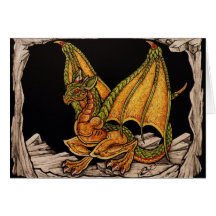 Baby Dragon Greeting Card
