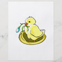 baby duck flower next flyer design