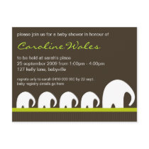 Baby Elephant Baby Shower Invitation Postcards