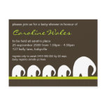Baby Elephant Baby Shower Invitation postcards