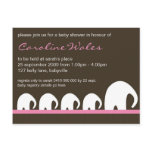 Baby Elephant Baby Shower Invitation Post Card