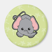 Baby Elephant Cutie Refrigerator Magnet