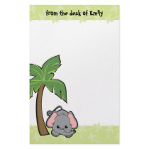 Baby Elephant Cutie Custom Stationery