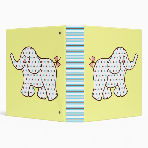 Baby Elephant Scrapbook Binder