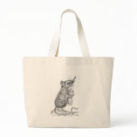 Baby Elephant Shrew Tote Bags