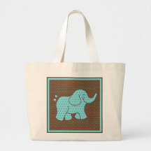 Baby Elephant Tote Bag